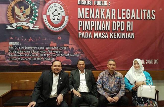 Pimpinan DPD Didukung 109 Anggota, Kepemimpinan OSO Sah