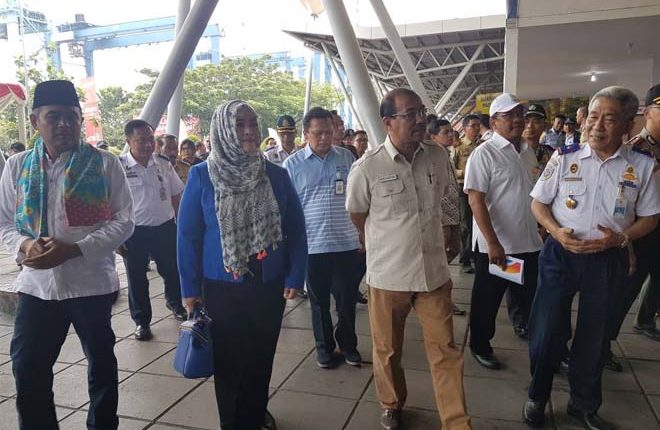 Nono Sampono & Fahira Idris Apresiasi Kesiapan E-Ticketing Pelabuhan