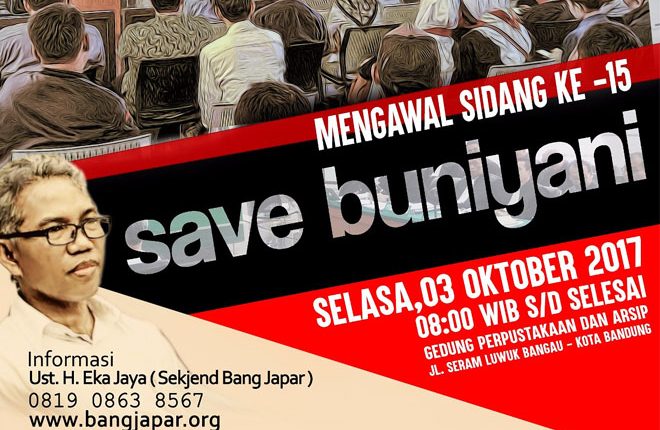 mengawal tuntutan buni yani