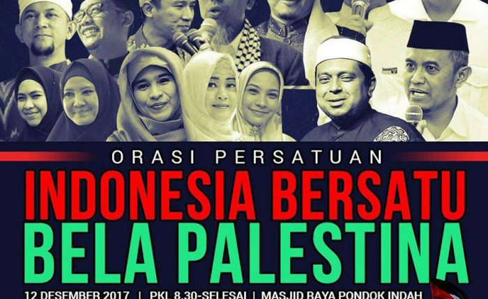 Menuju #AksiBelaPalestina 17 Desember 2017