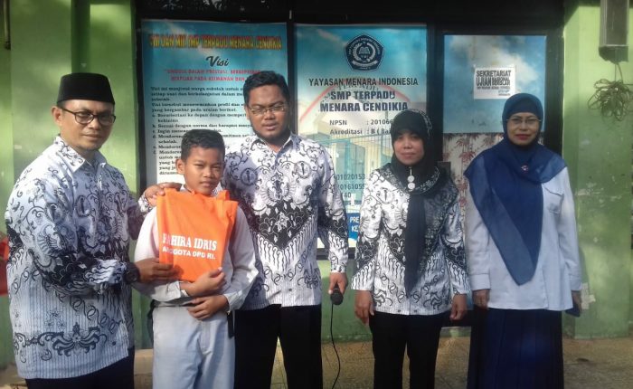 Fahira Bangga Anggota Bang Japar Jakut Bisa Jadi Kepala SMP Terpadu Menara Cendekia