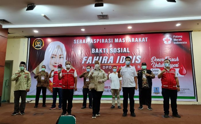 Fahira Idris donor darah